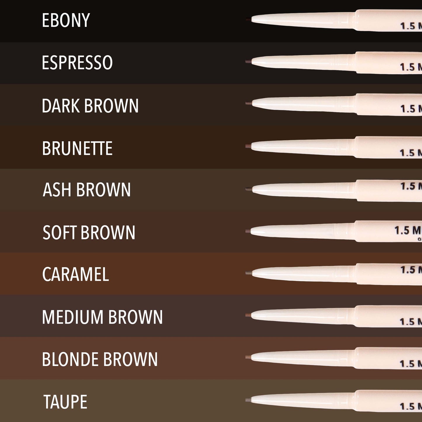 Precision Brow Pencil (010, Ebony)