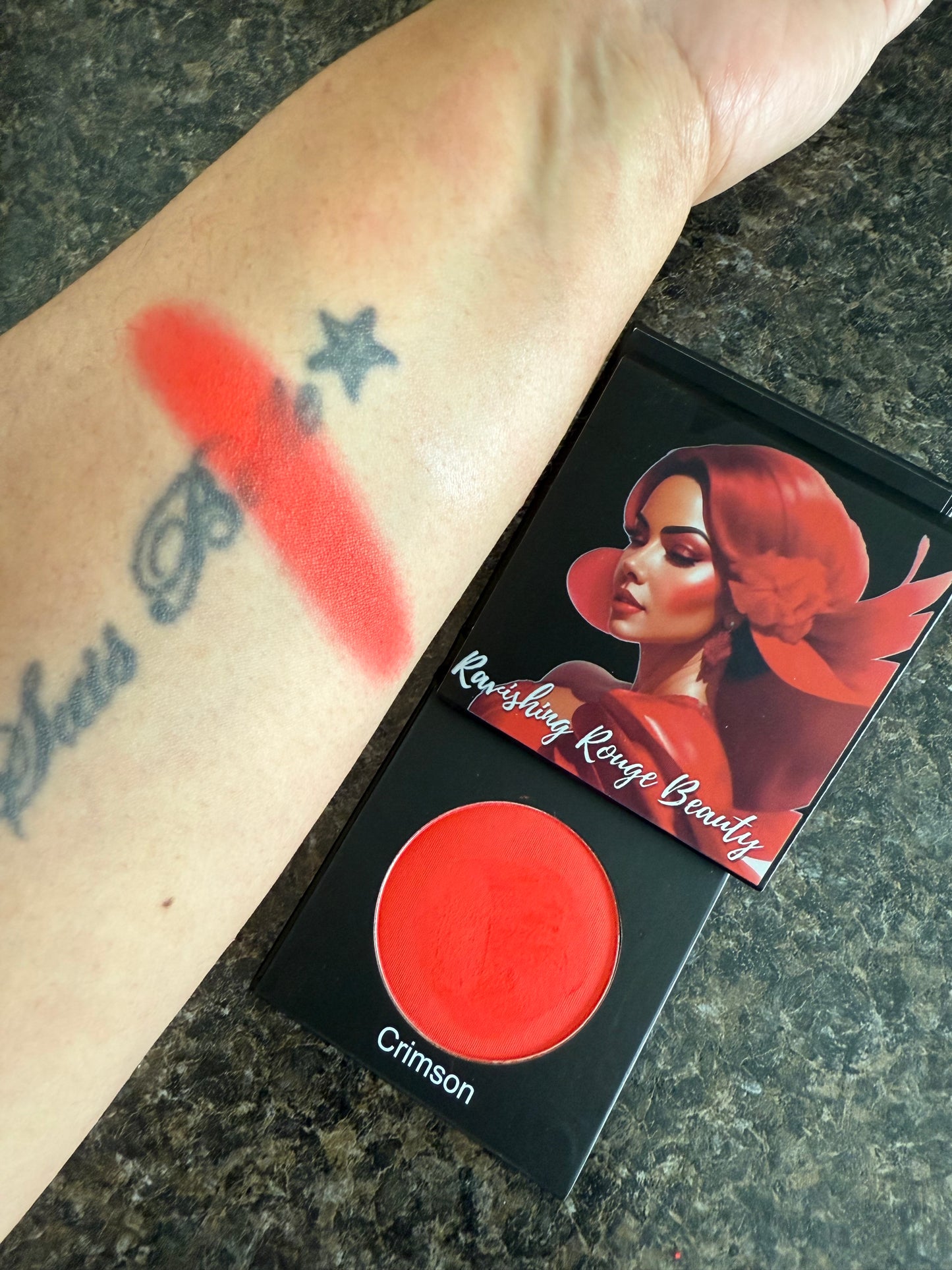 Crimson Powder Blush by RRB