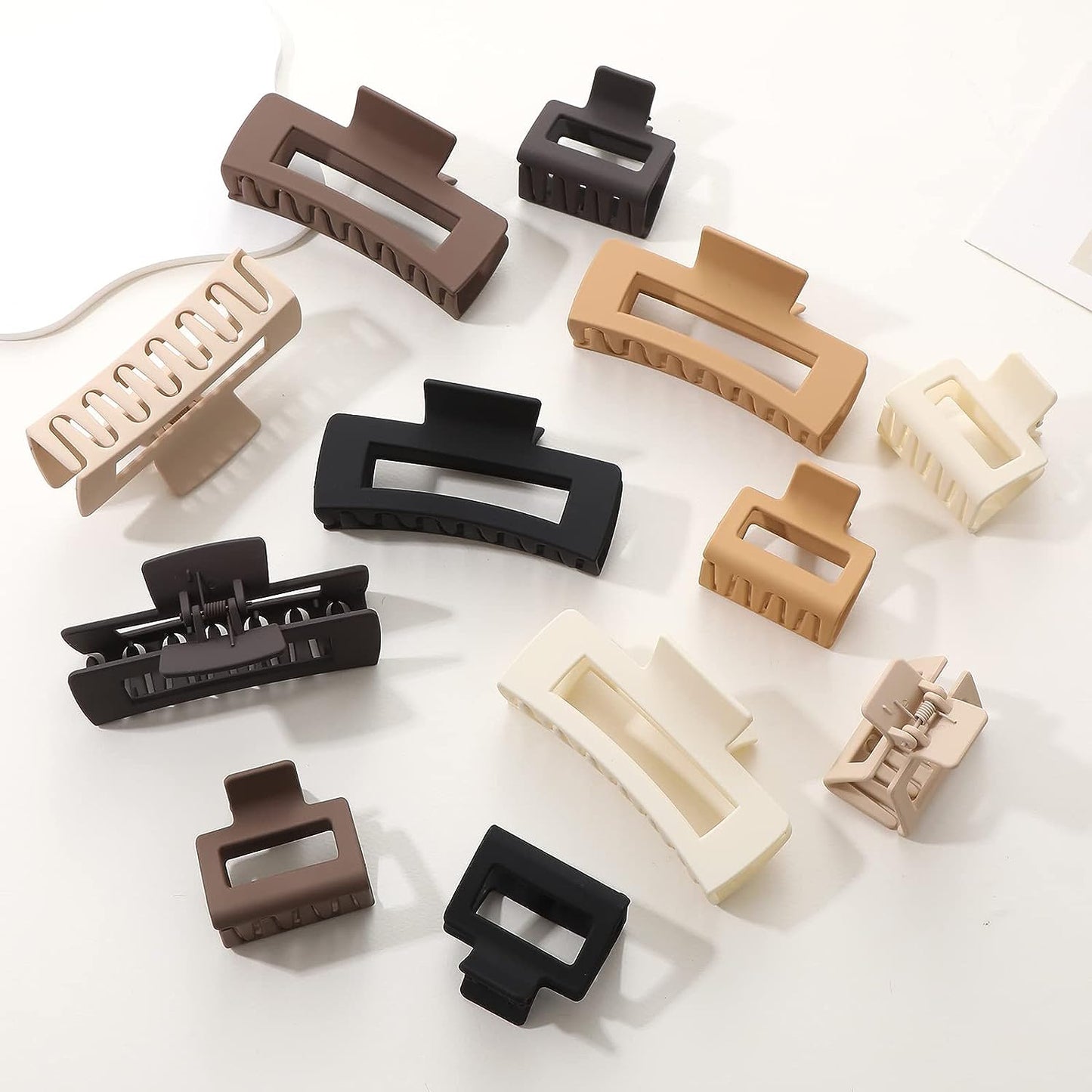 2pc Square Claw Clip