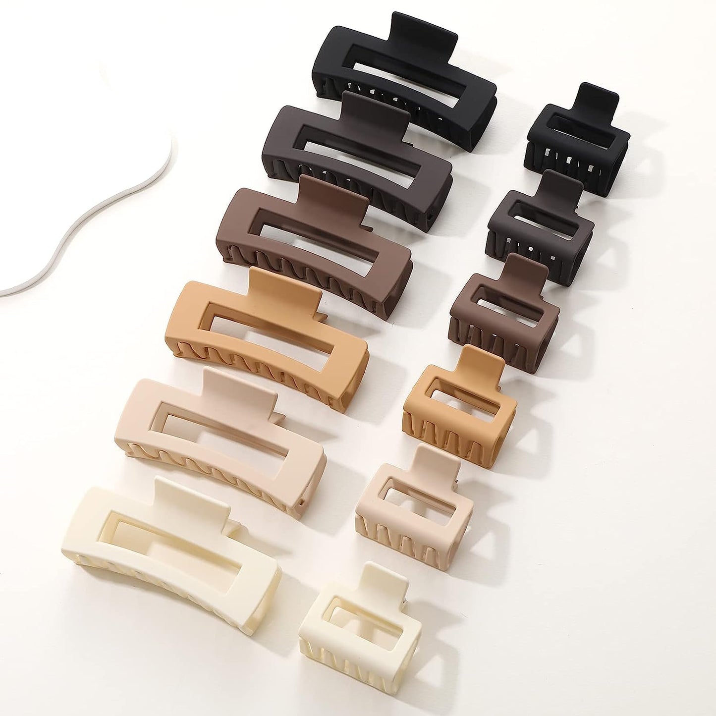 2pc Square Claw Clip