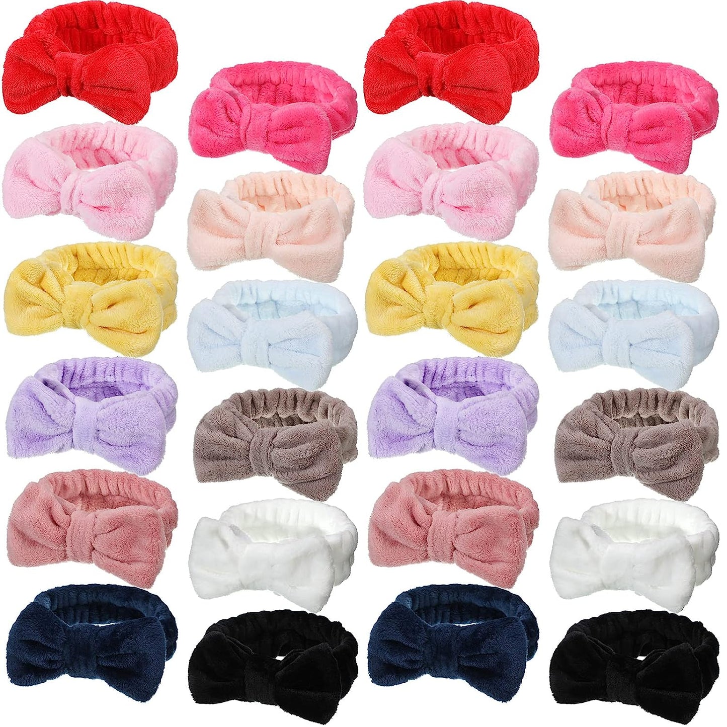 Facial Spa Headband 2pc Assorted Colors