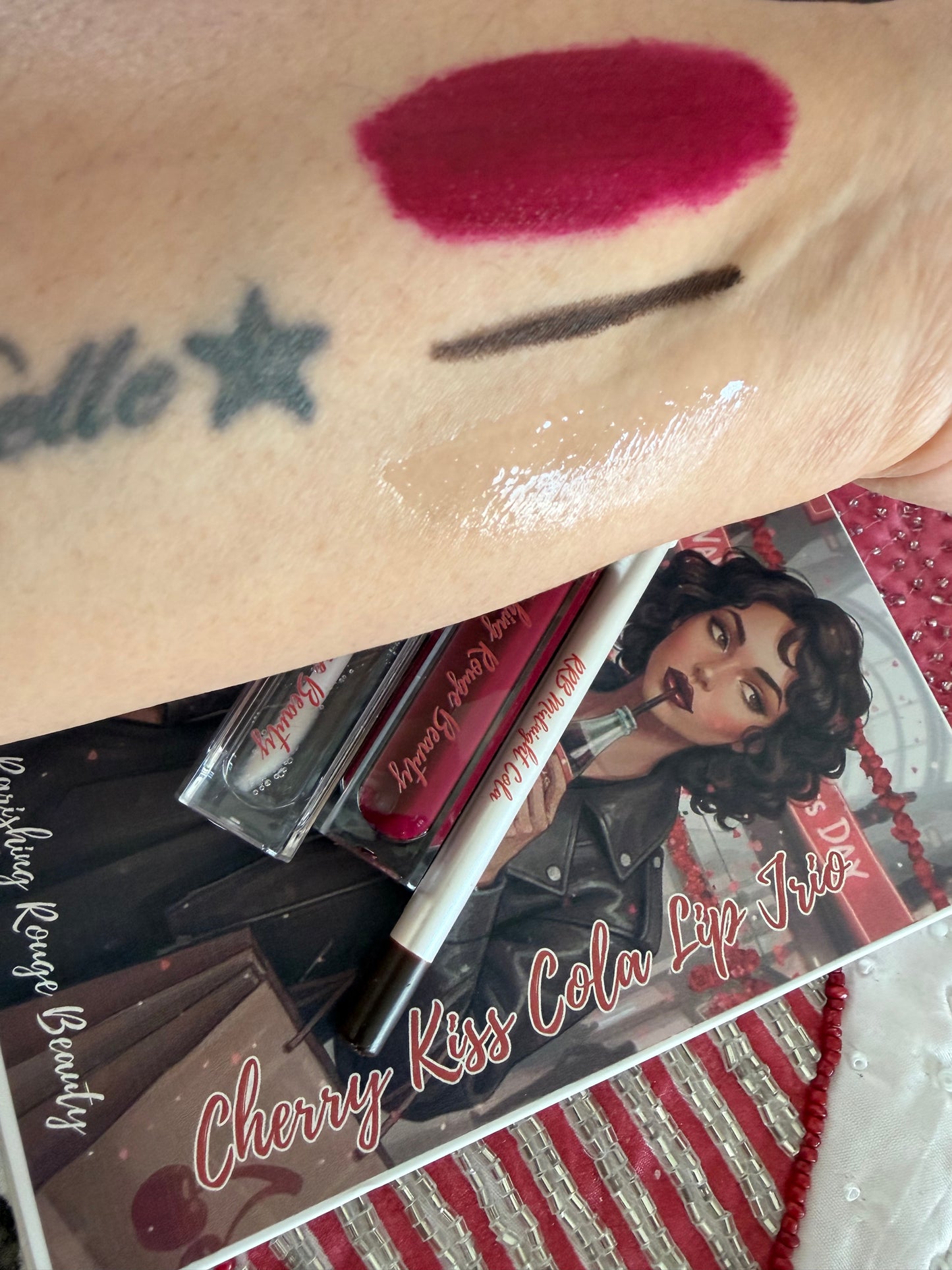 Cherry Kiss Cola Lip Trio