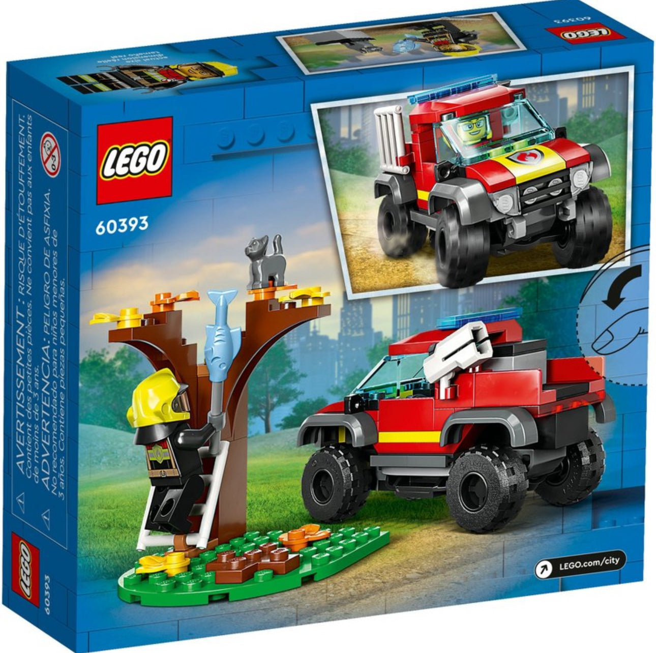 Lego City 4x4 Fire Truck Rescue - 60393