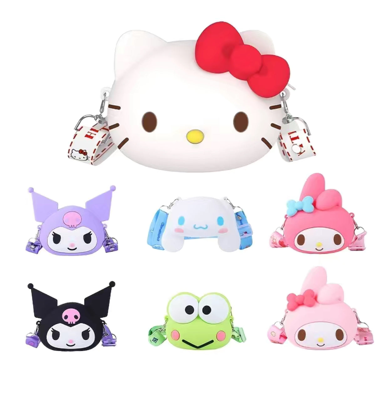 3D Cartoon Silicone Purse