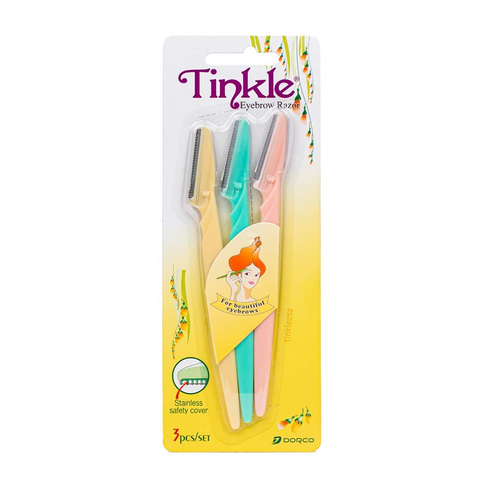 Tinkle Eyebrow Razors 3Pc Pack