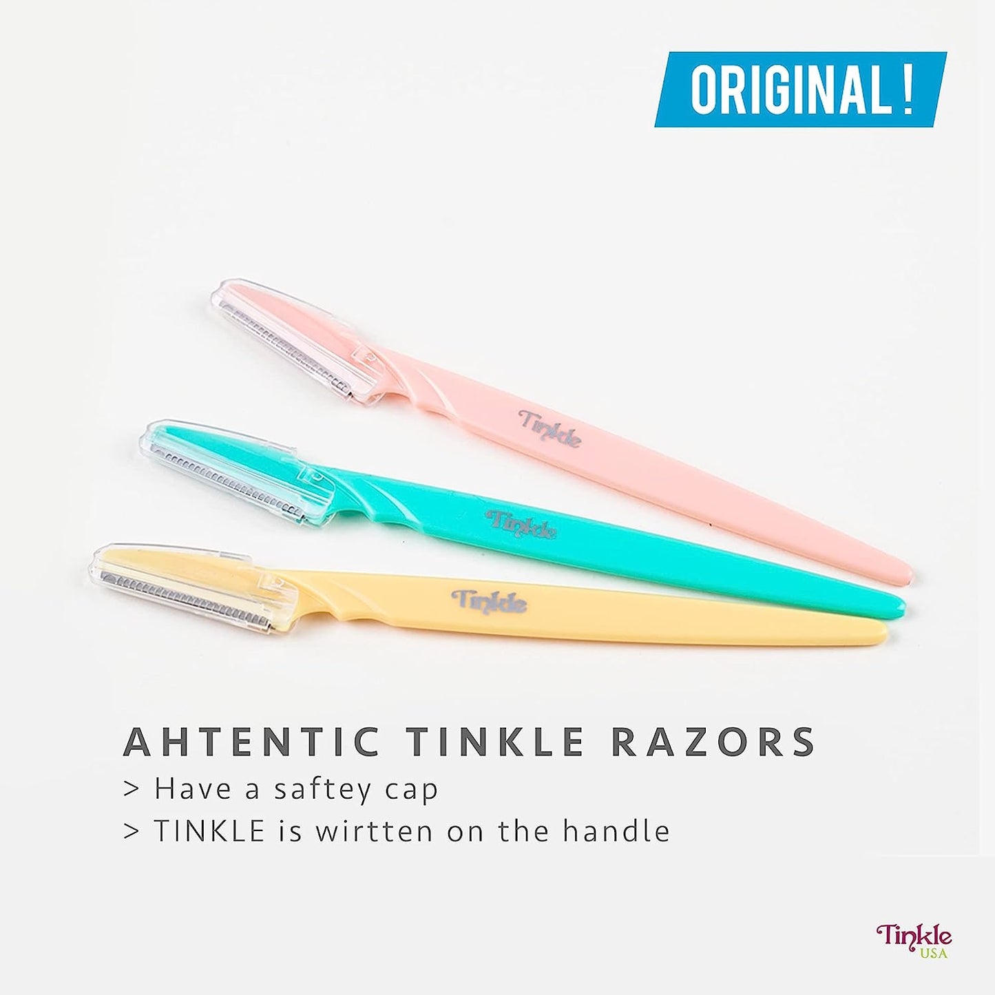 Tinkle Eyebrow Razors 3Pc Pack