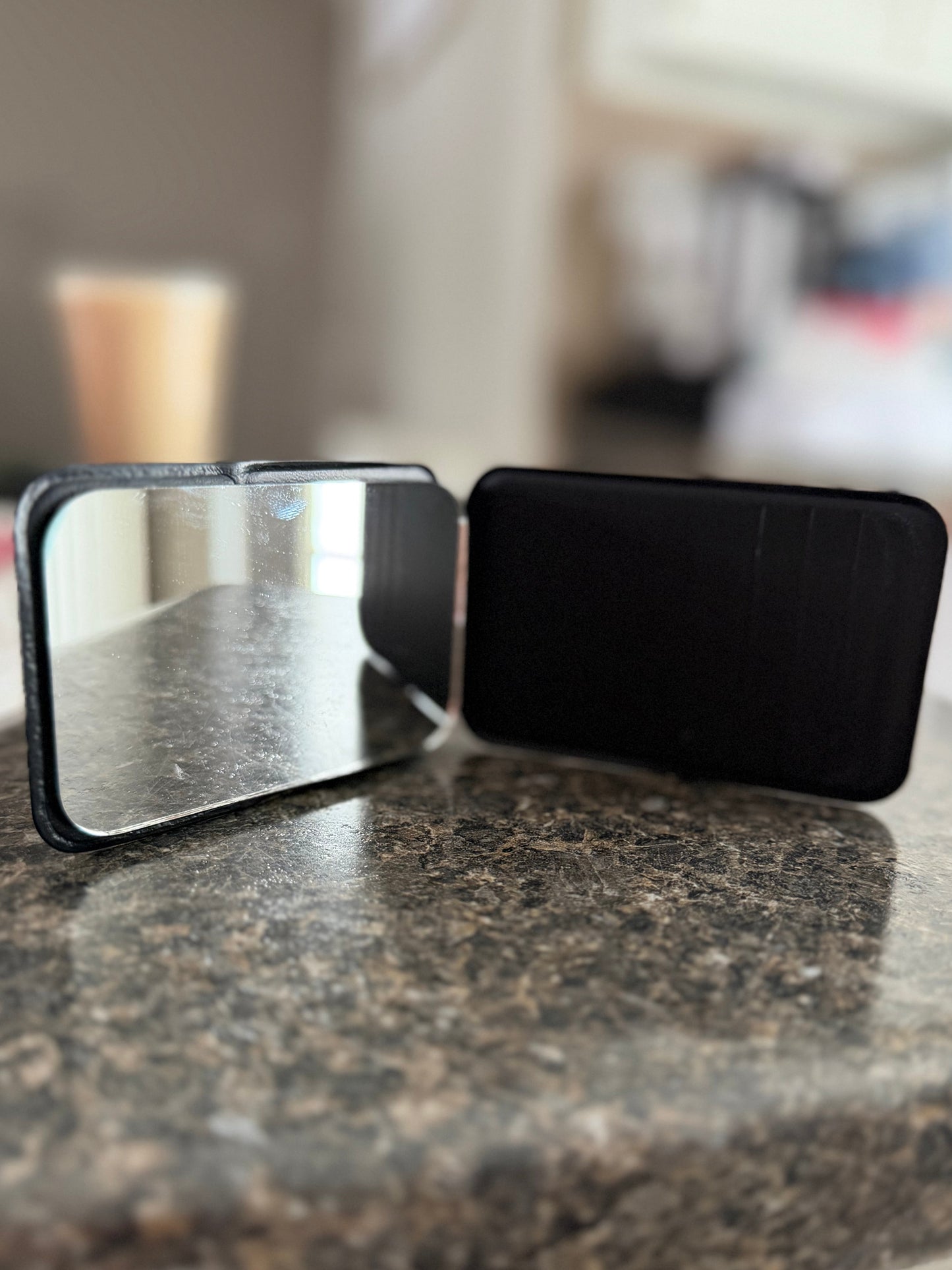 Glam Check Compact Mirror