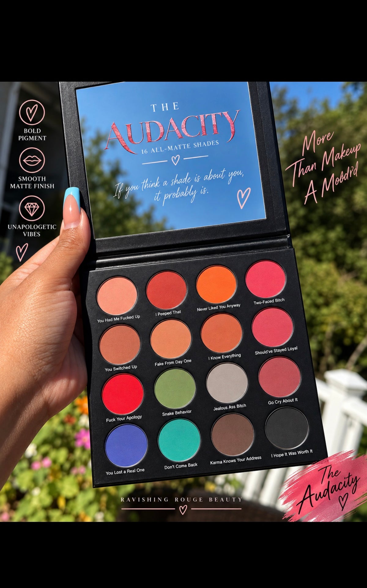 The Audacity 16 pan - All Matte Eyeshadow