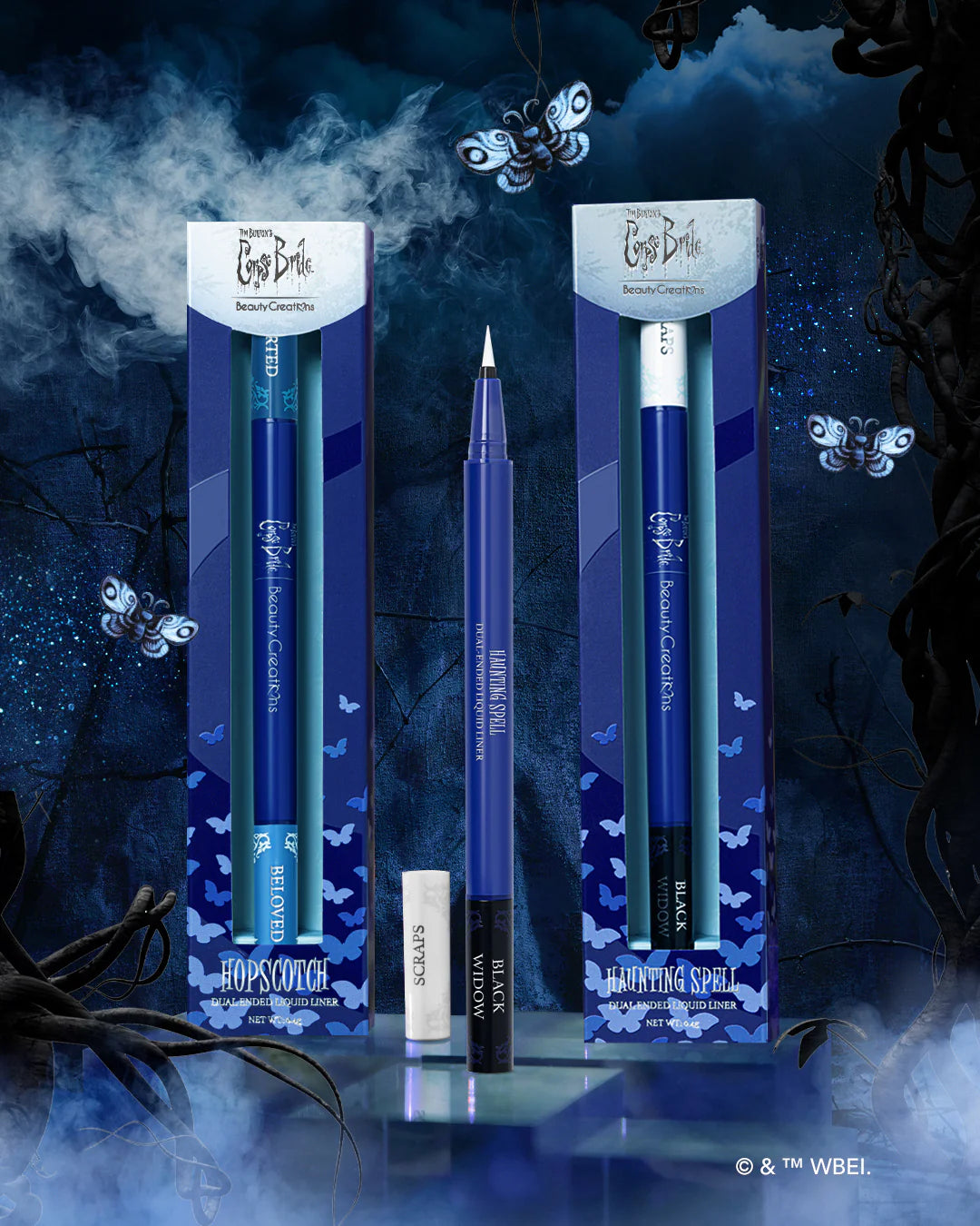 TIM BURTON'S CORPSE BRIDE C BEAUTY CREATIONS DUAL-ENDED LIQUID LINER