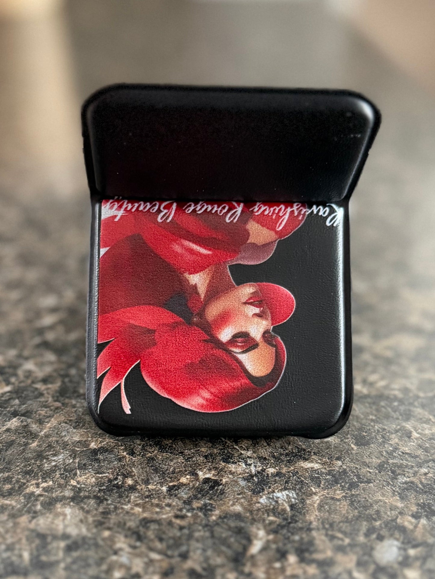 Glam Check Compact Mirror