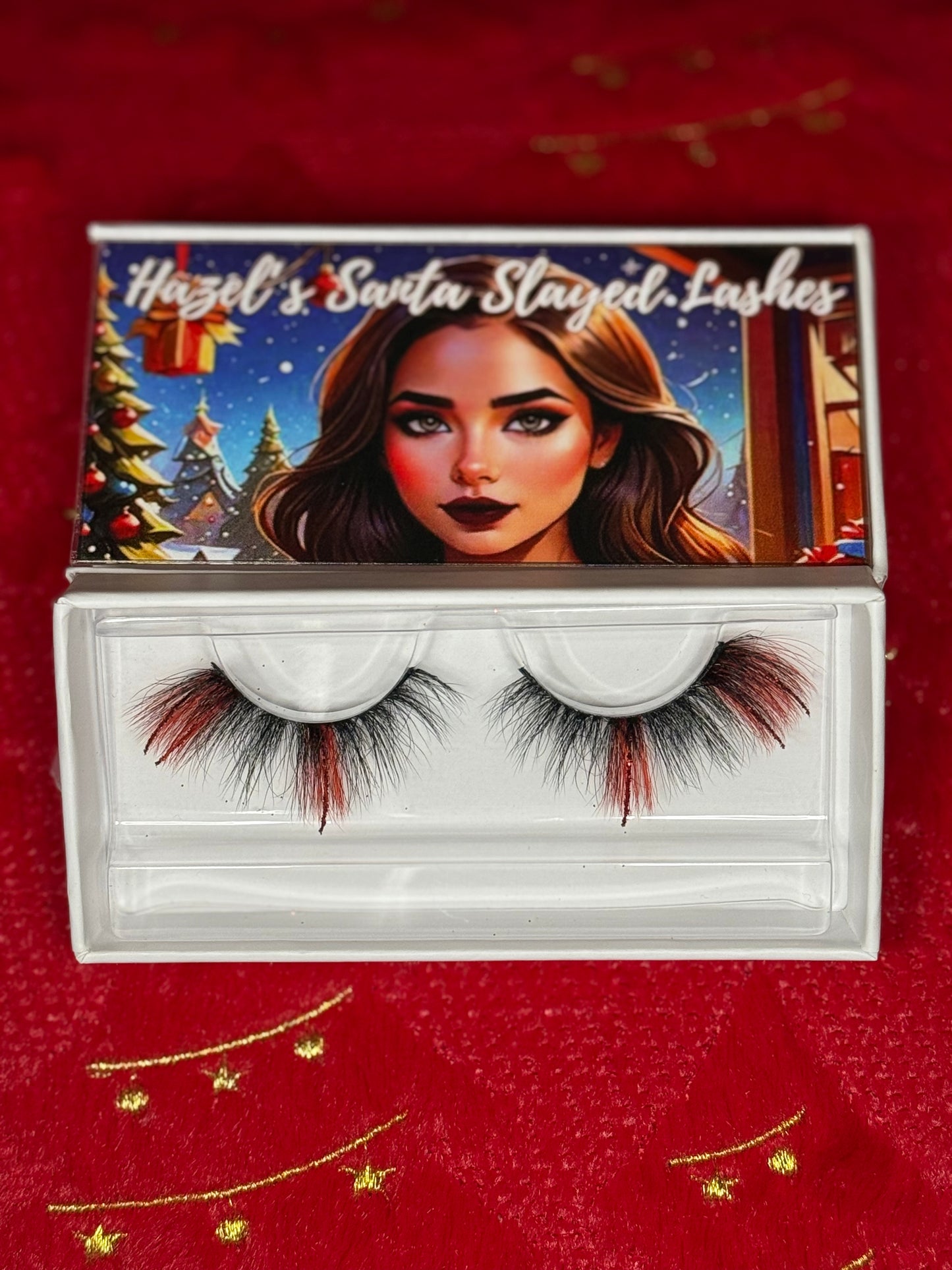 Hazel’s Santa Slayed Lashes