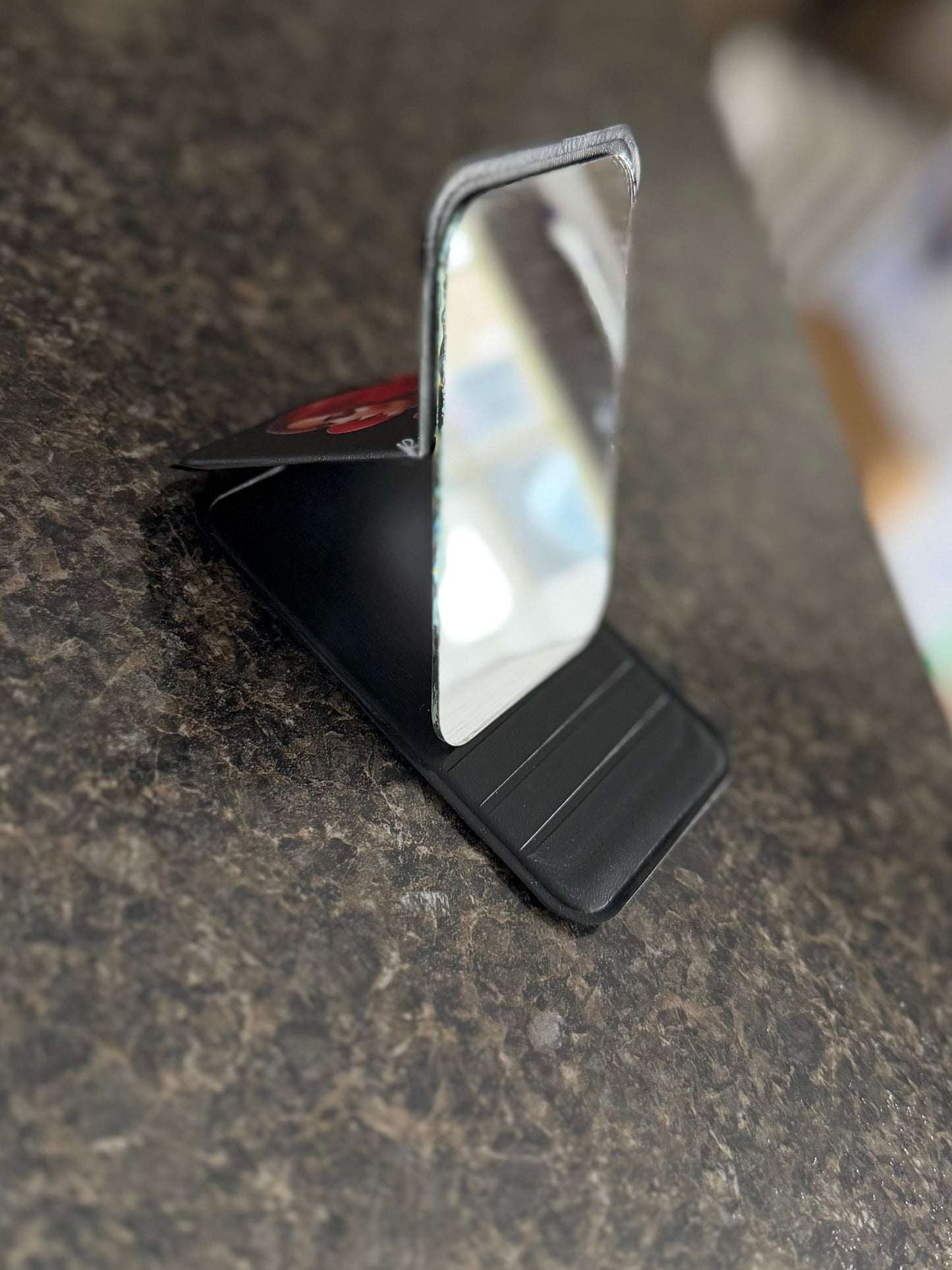 Glam Check Compact Mirror