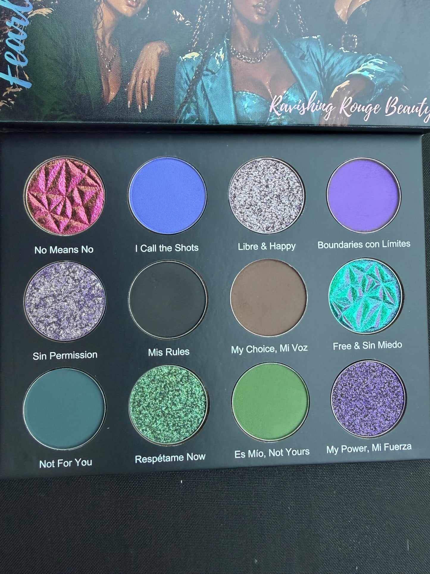 Fearless Sin Miedo Eyeshadow Full 7pc Collection