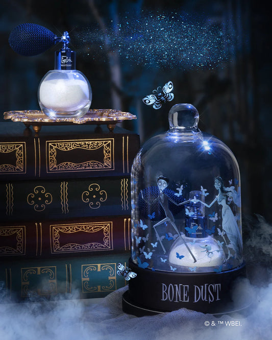 TIM BURTON'S CORPSE BRIDE X BEAUTY CREATIONS "BONE DUST" BODY & HAIR SHIMMER