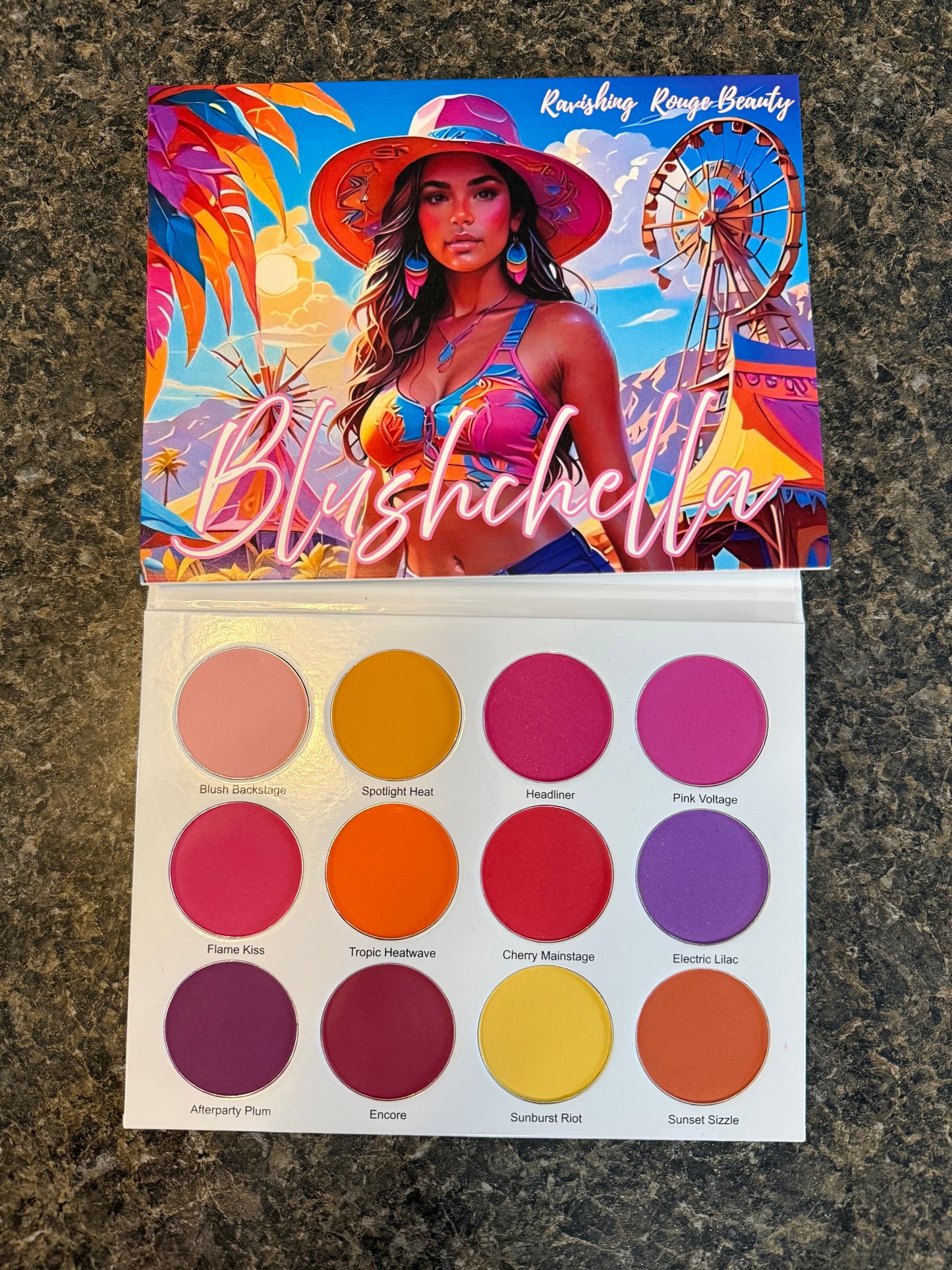 BLUSHCHELLA 12 Pan Blush Palette