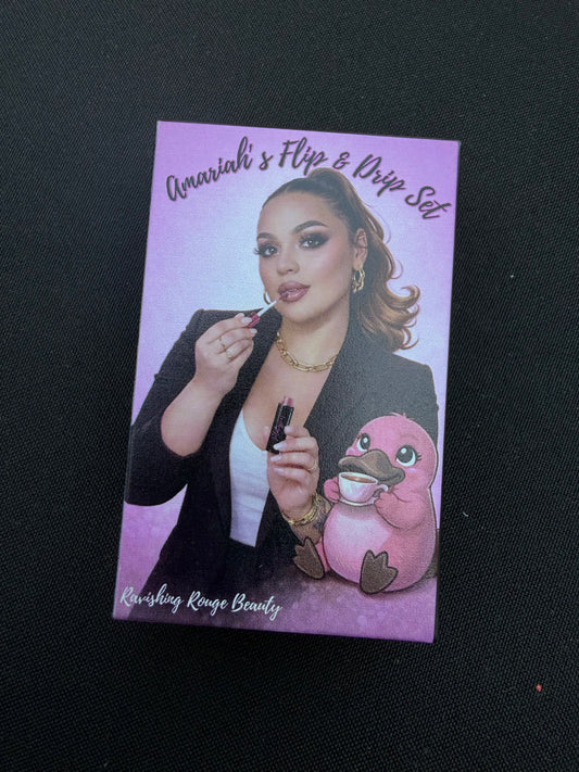 Amariah’s Flip & Drip Lip Set