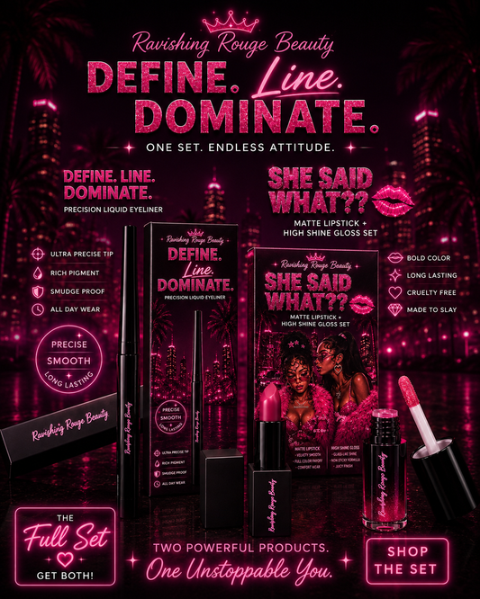She Said What?? Lip Bundle with Rich Girl Liner 3pc set
