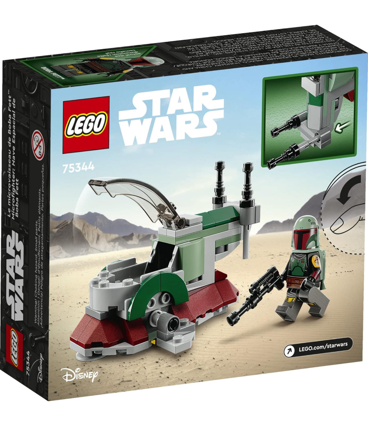 Lego Star Wars Boba Fett’s Starship Microfighter - 75344