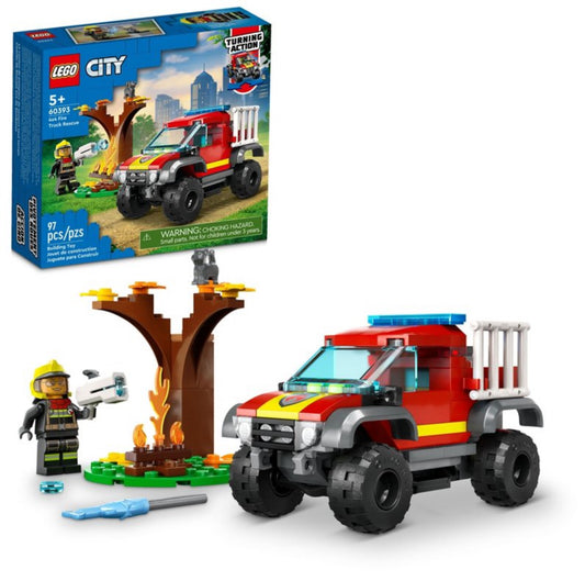 Lego City 4x4 Fire Truck Rescue - 60393