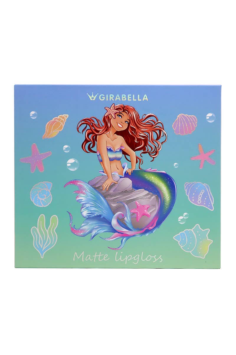 Girabella Mermaid Matte Lip Gloss Set